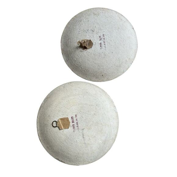 Antique Leather Board Hand Painted Floral Pansy Sun Flowers Round Wall Hangings - Picture 6 of 9